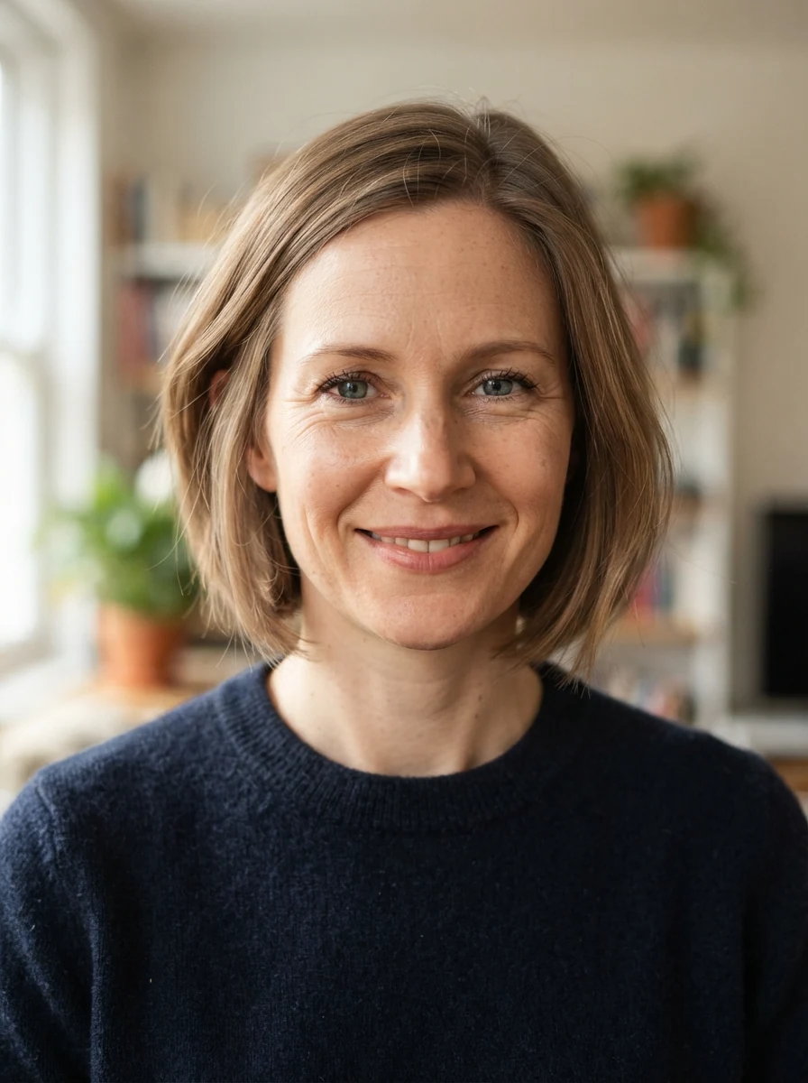 Chin-Length Bob for Fine Hair