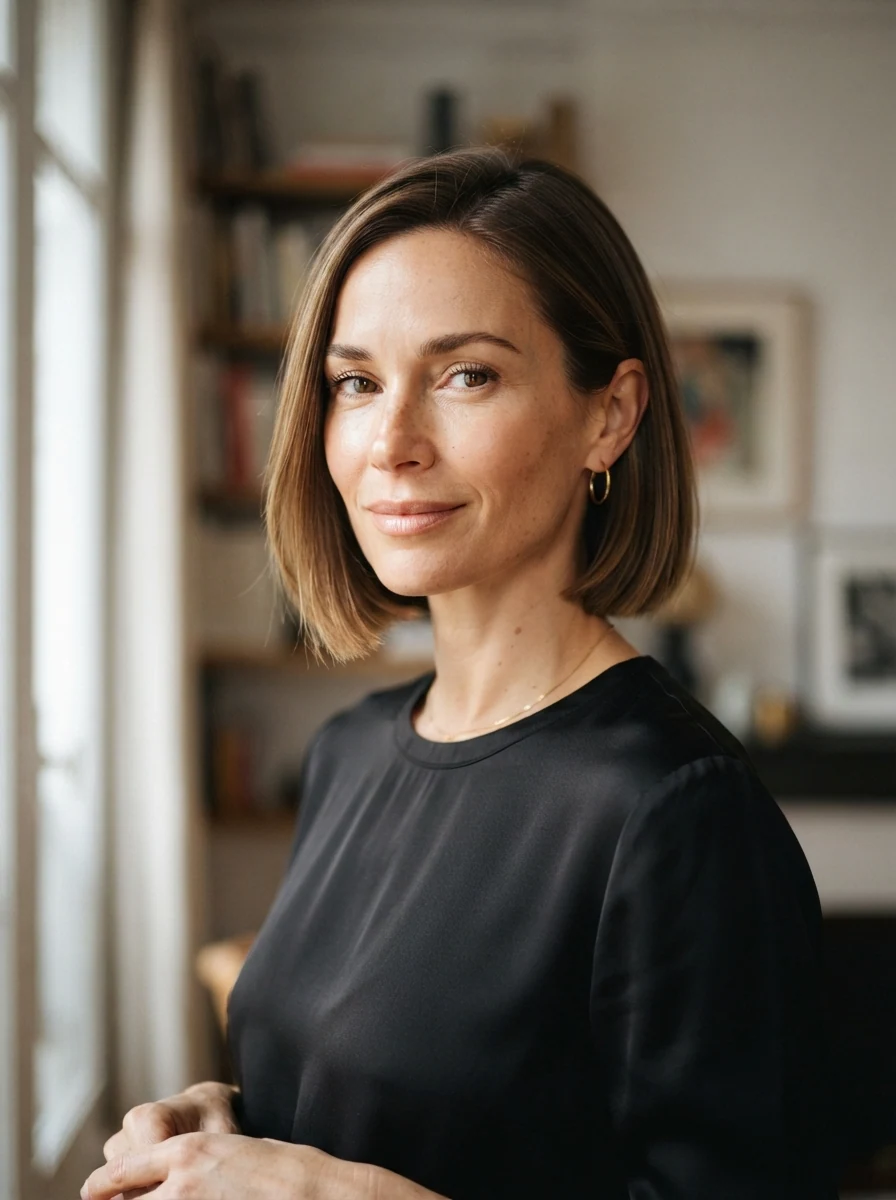 Italian Bob for Fine Hair
