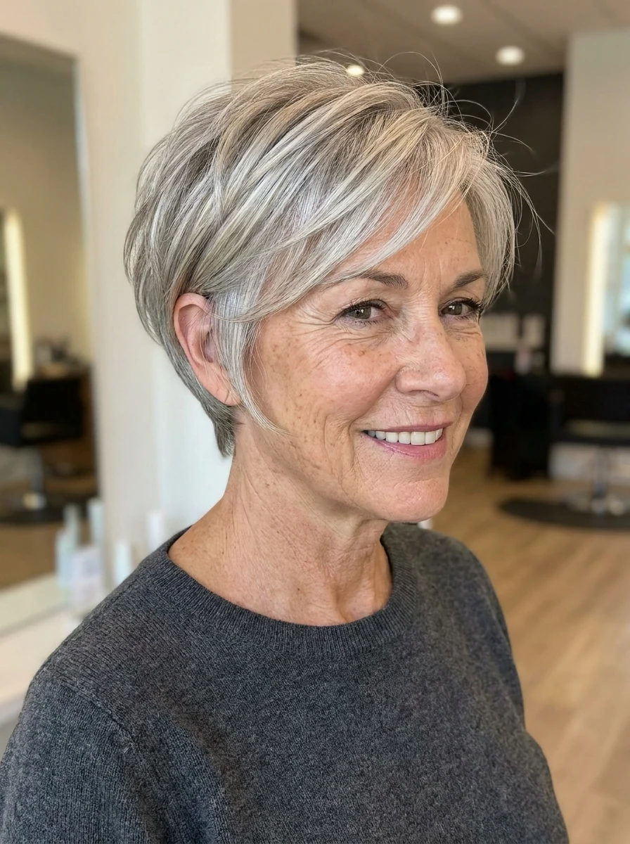 Feminine Pixie for Women Over 50