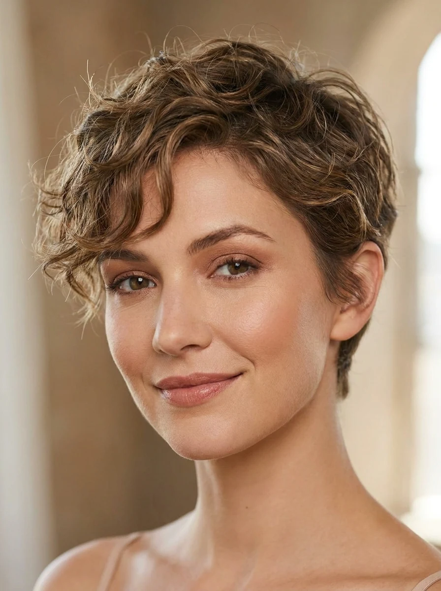 Wavy Feminine Pixie