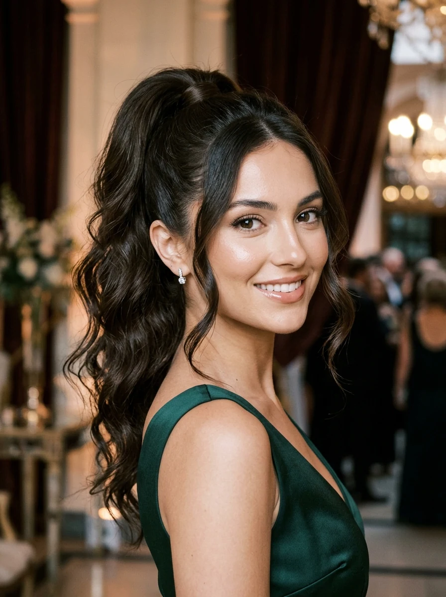 Voluminous High Ponytail
