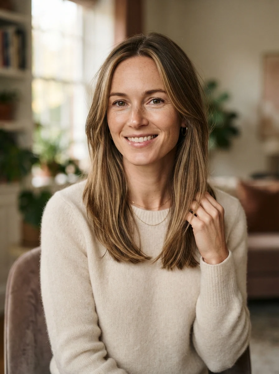 Medium Layers for Fine Hair