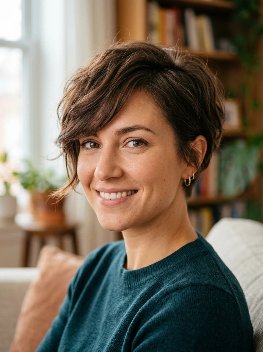 Long Pixie Cut